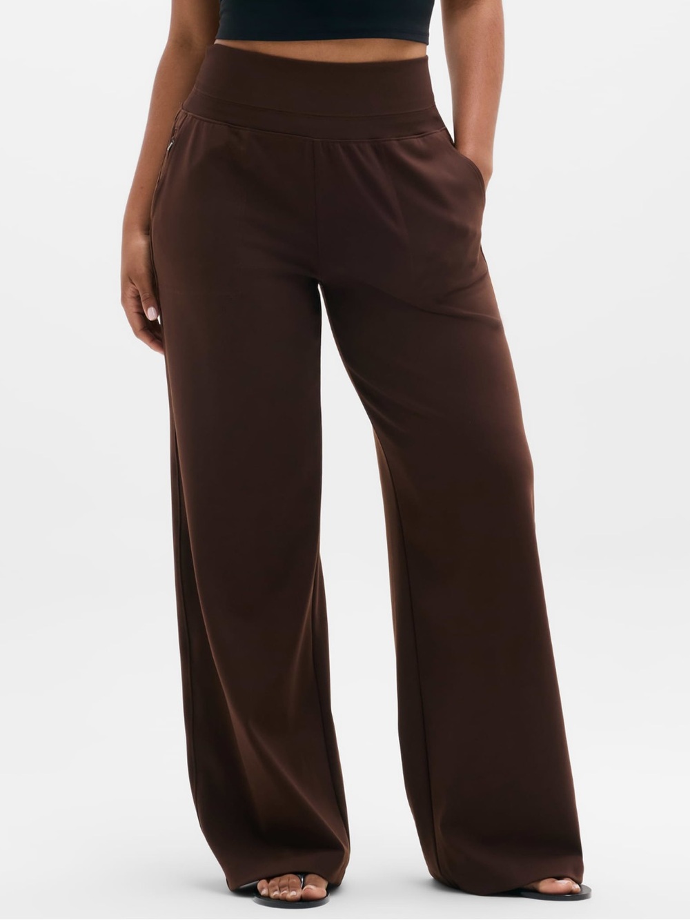 Athleta Venice High Rise Wide Leg Pant Woodland